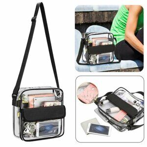 Clear Crossbody Transparent Purse/Bag SZ Large - Stadium/ Concert Event- NWT